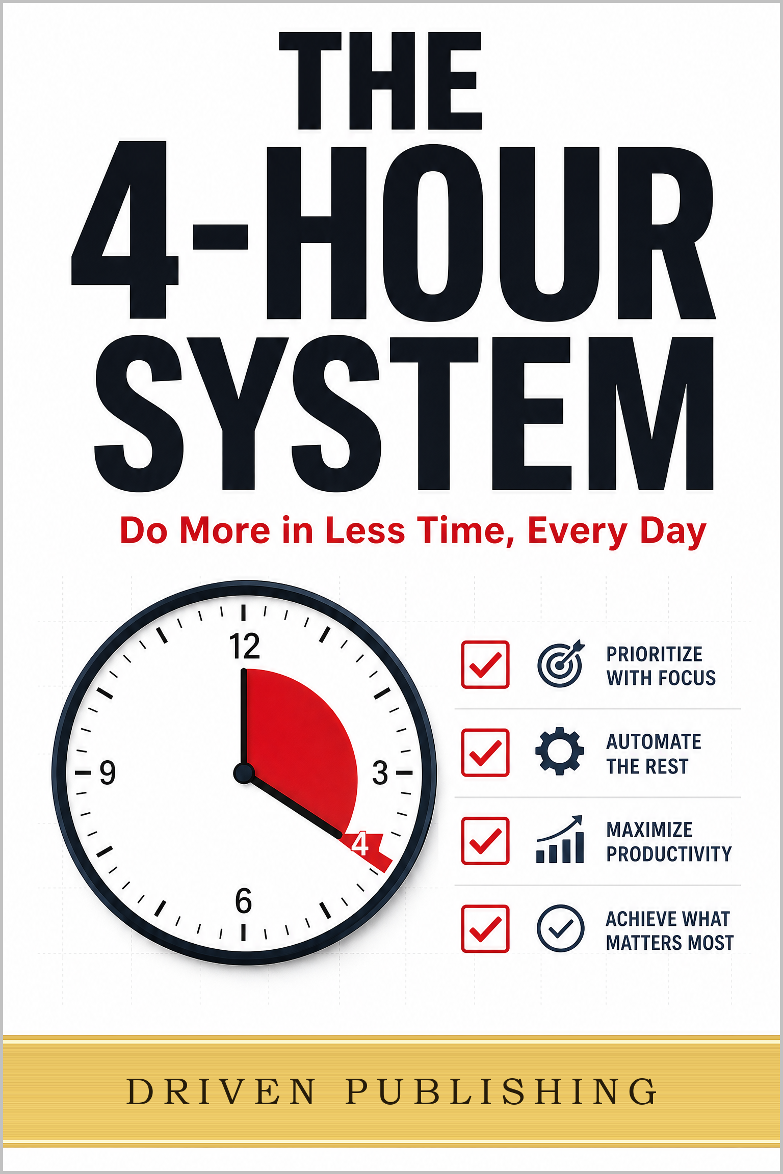 The 4-Hour System — Driven Publishing
