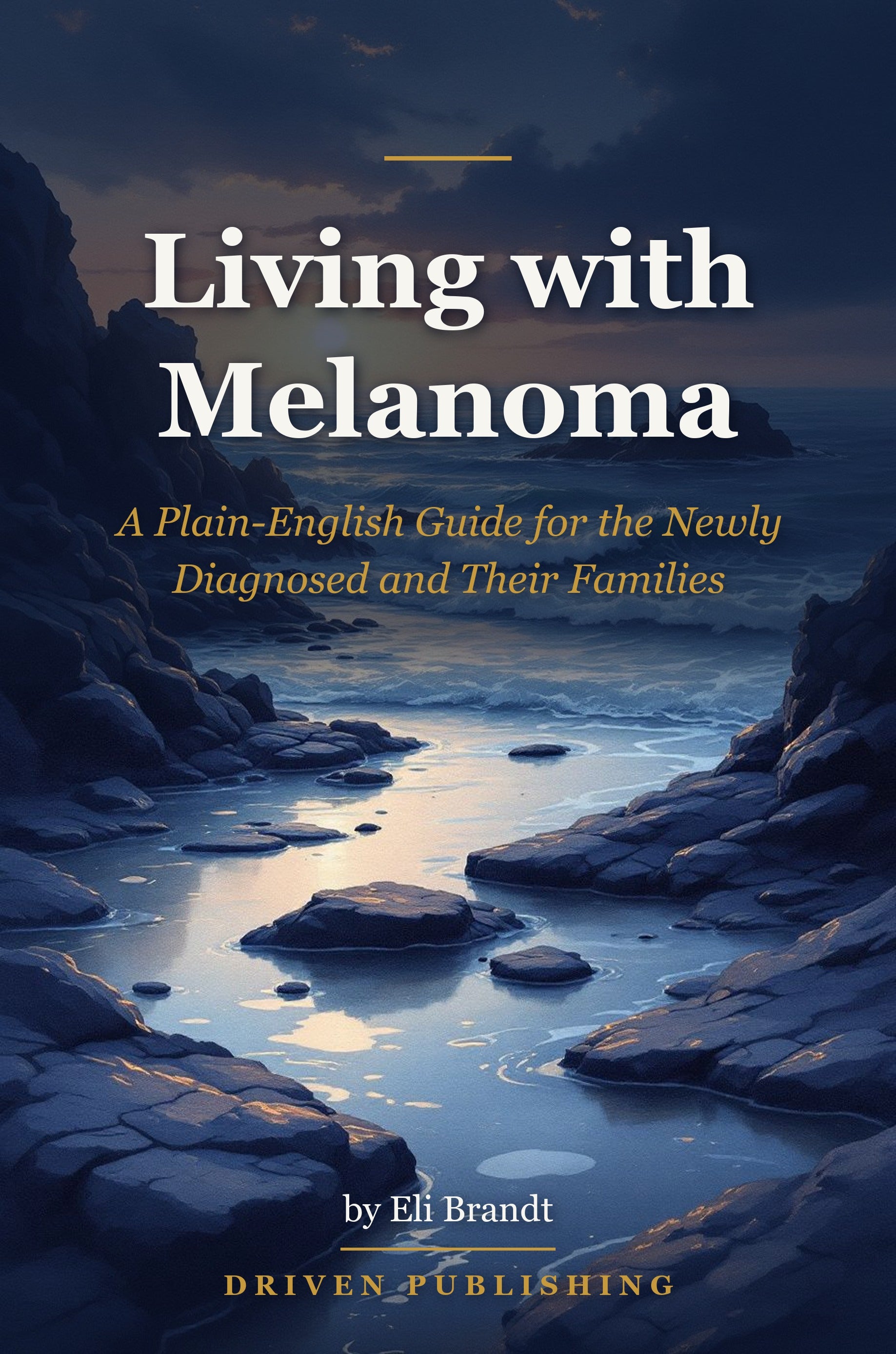 Living with Melanoma - book cover