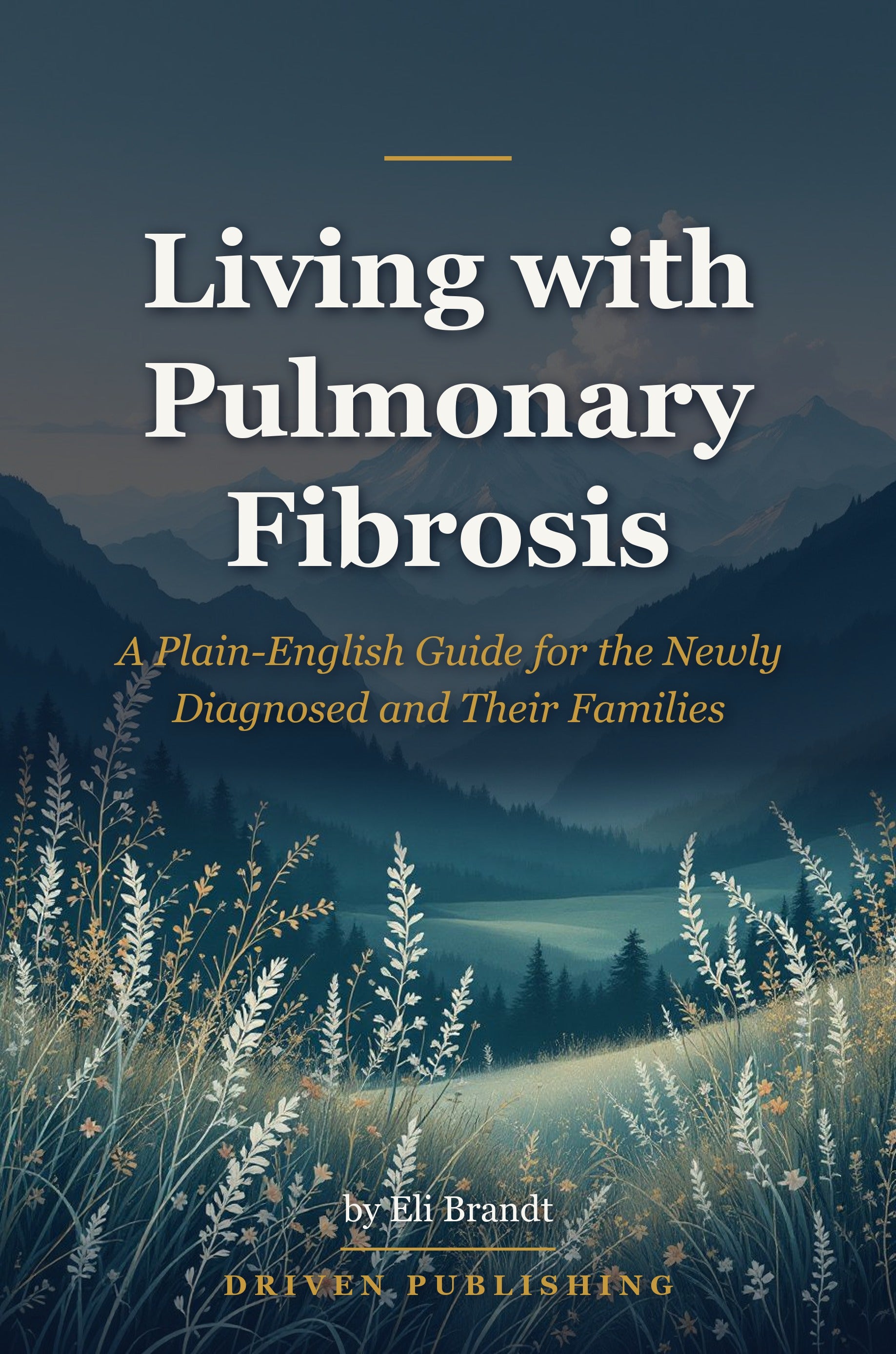 Living with Pulmonary Fibrosis - book cover